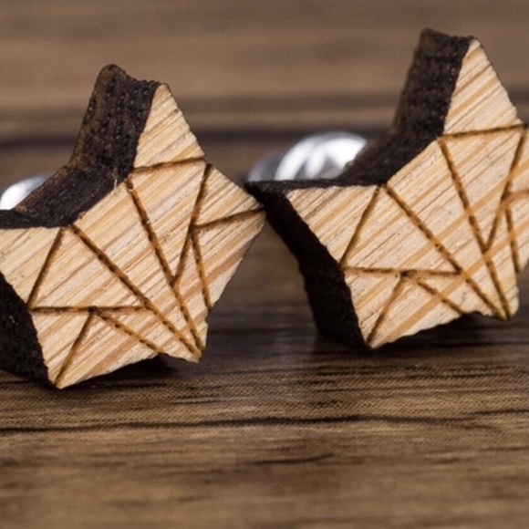 Tiny World Wood Fox Earrings